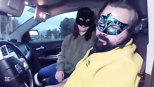 Face slapping in the Car