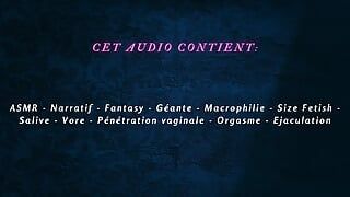 [French Audio Porn] The Giantess uses you as a dildo and fucks herself with you