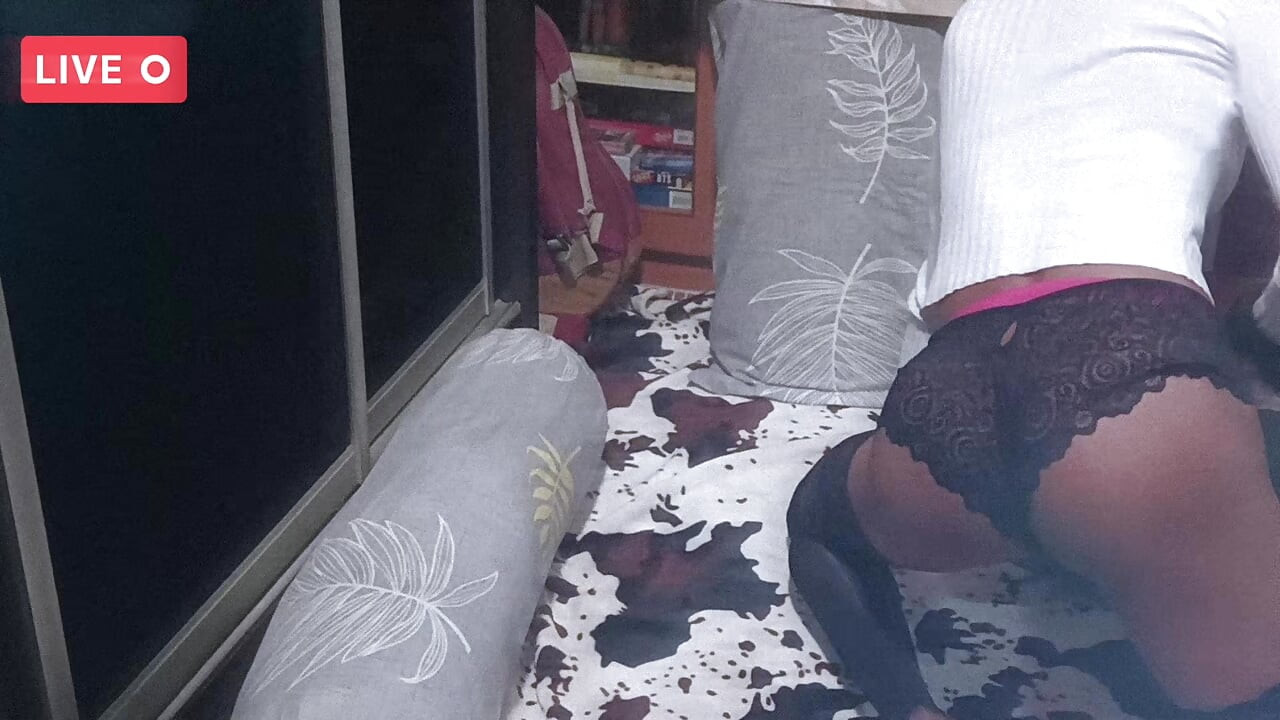 Caged Sissy Doll Puts On a Live Show For Daddy & His Friends