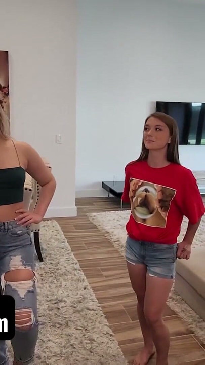 Step Sister And Her BFF Harley King & Mira Monroe Seduce Young Stud For Taboo Threesome - SisLovesMe | Clip 1