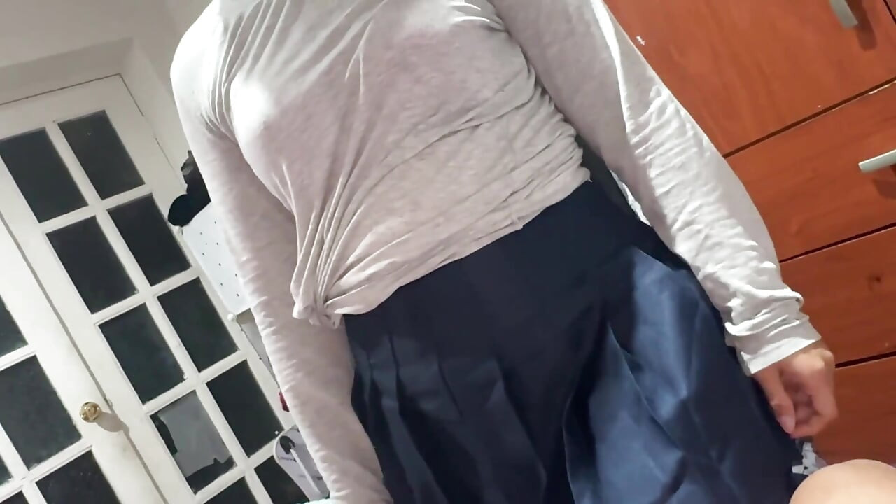 I fuck my stepsister before going to college. She finds me masturbating and tells me not to fuck her in the ass.