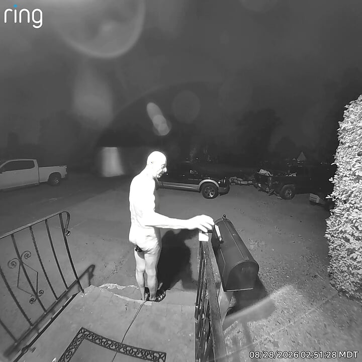 Solo dildo play in front yard. Exposed for all to see.