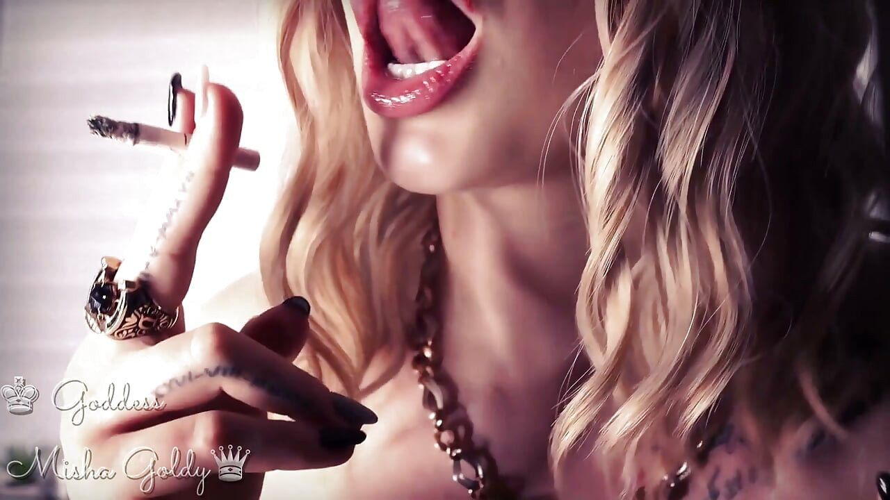 Sensual mouth, gorgeous lips, and tempting smoking making you reward me!