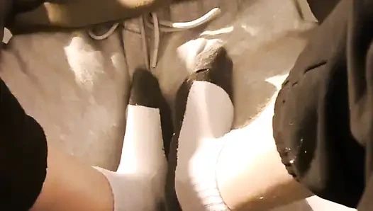 Riskanter Blowjob Auf Dem Balkon, Ich Lasse Ihn Überall Kommen