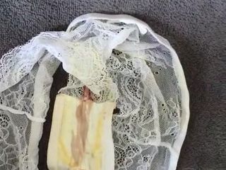 Cum in dirty panty during periods