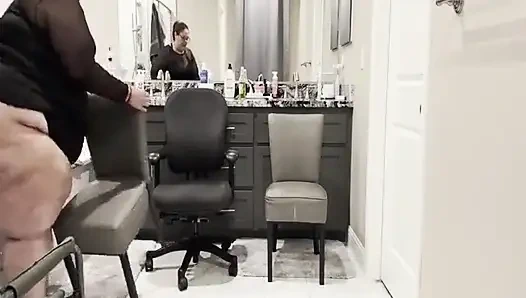 Luxe in Lingerie: Plump Paradise Tight Chair Tease (sd)