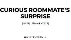 情色音频故事：好奇的室友的惊喜（M4FF）