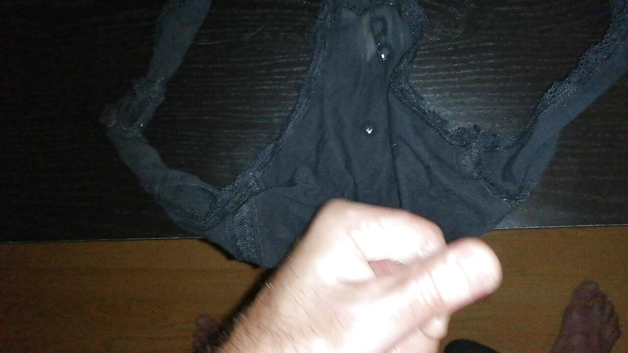 Cumming in my wife's dirty panties