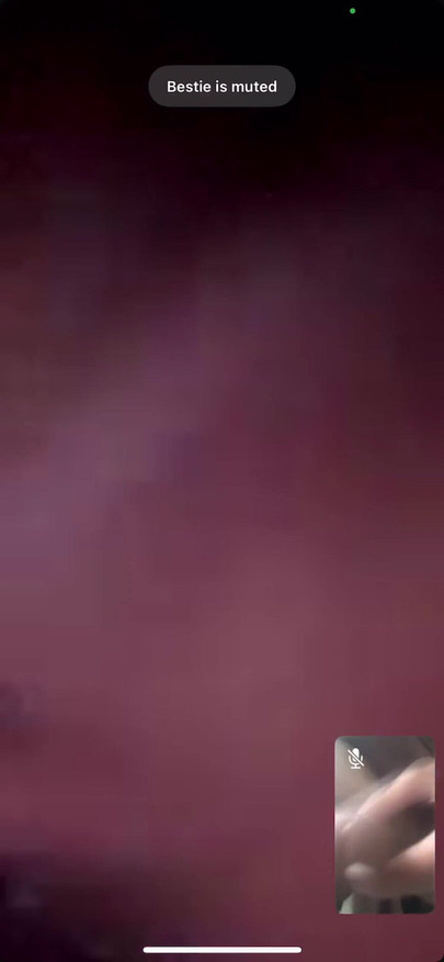 Emotional moment from "Superior university student masturbation with boyfriend on video call"