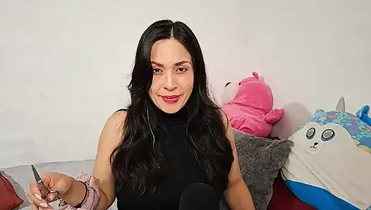 ASMR Roleplay YOUR GIRLFRIEND cuts your hair
