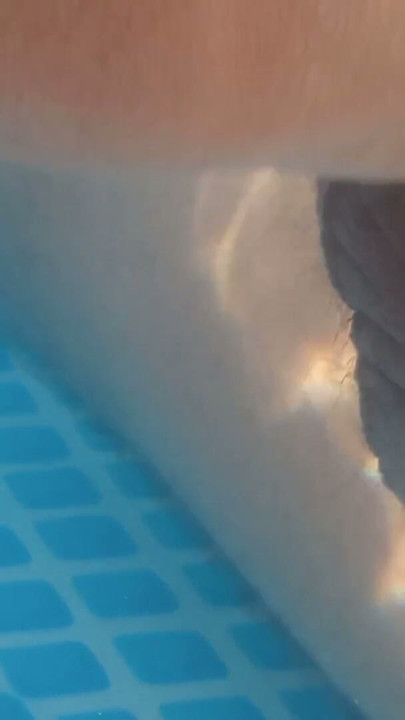 My Girlfriend plays with my ass and cock under water | Clip 2