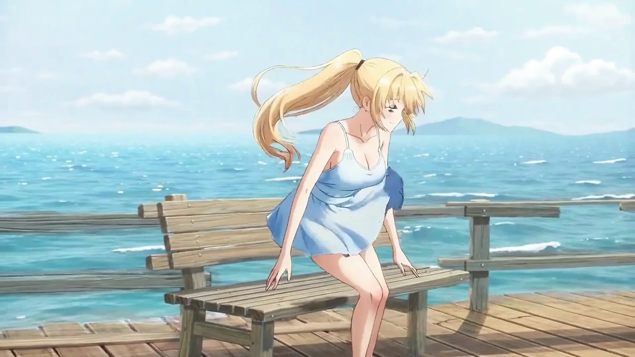 Londe Bombshell的海滨手淫：乳房弹跳和滴水的阴蒂摩擦