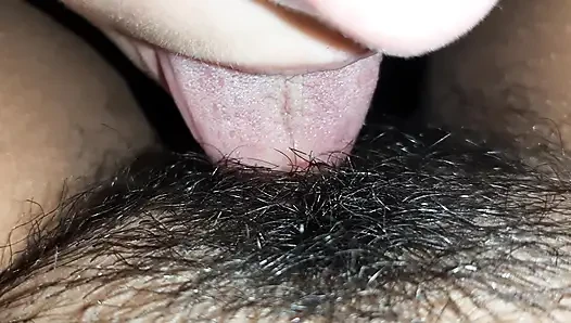 I Eat Her Very Hairy Pussy and Quickly Bring Her to Orgasm