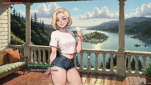 Blonde Fucked Hard and Creampied While Riding Big Cock - Moonripple Lake 03 By BCG