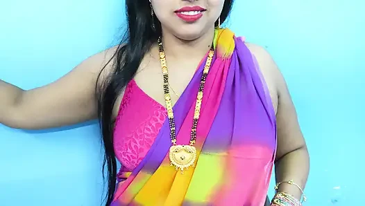 My husband was not at home, I got my brother-in-law to fuck me (Hindi voice)