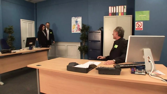 Anal sex in the office