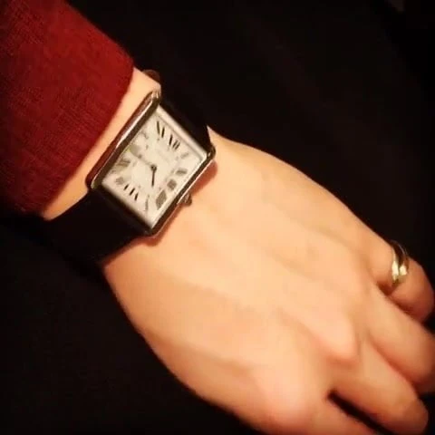 Cartier Tank on Wrist