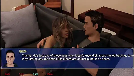 Офисная жена No20 - Незнакомец кончает на всю задницу Стейси.