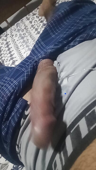 Lying Man Masturbates While His stepMom Is Playing In The Other Room