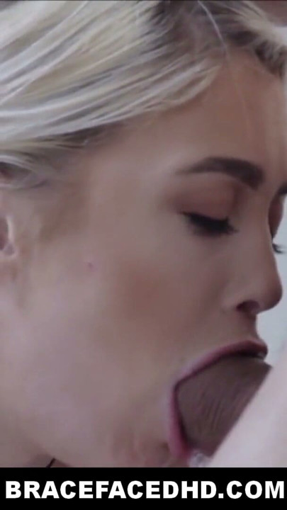 Blonde Teen Step Sister With Braces Fucked By Step Brother | Clip 1
