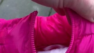Beaumont jas met satijnen look en feel fetisj