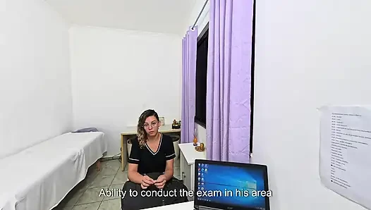 Abdominal medical examination by a general practitioner.