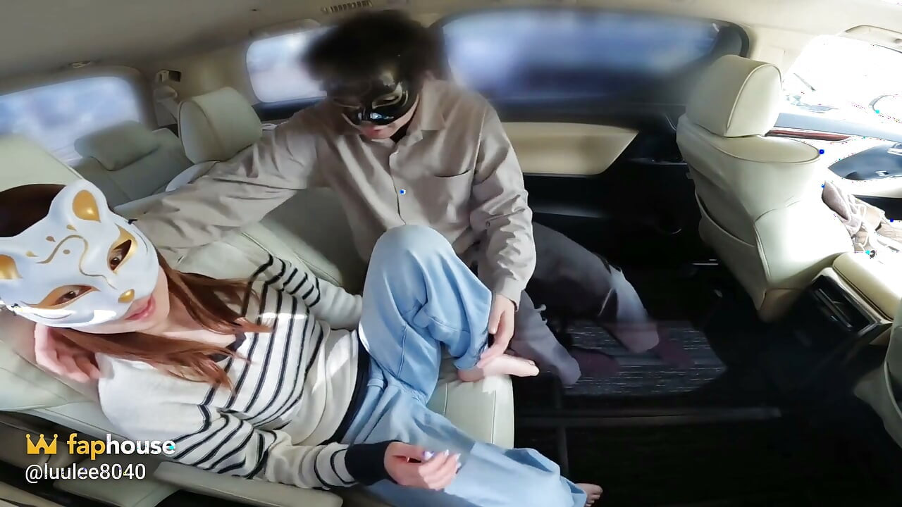 A Perverted Married Woman Gets Excited by Being Forced to Have Sex Naked in a Car.