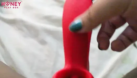 Menguji vibrator baruku yang super kuat sampai aku selesai