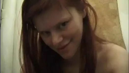 Filming my best friend Sarka busty brunette haired bitch to