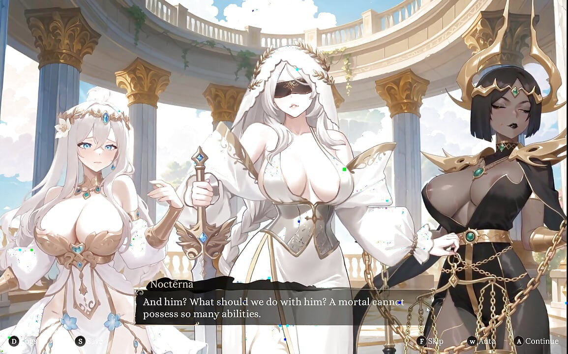 Aura 2 Lust of the Gods Hentai Game Ep.2 husband FACIAL my WIFE while I make her SQUIRT with a DILDO !