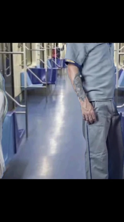 Must-see moment from "Pervert gets on the train rubbing cock on women in public!"