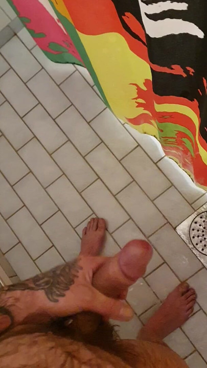 Playing with my cock