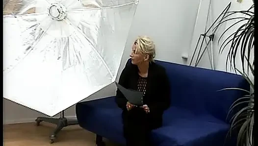 Cock-hungry German MILF fucked hard before a facial