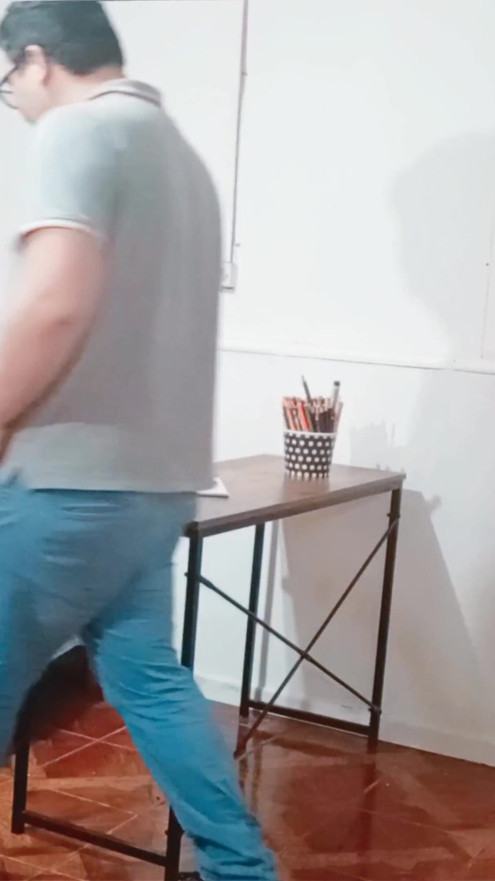 Horny BBW teacher has sex with her best friend's stepson while giving him private lessons | Clip 1