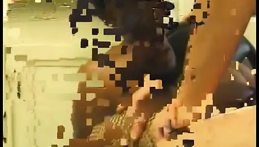 Horny black overstuffed musclehead nails pretty white chick Lena Ramon on the kitchen table