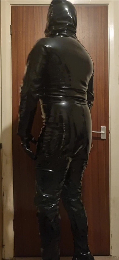 Pvc Gimp Breathplay Hood