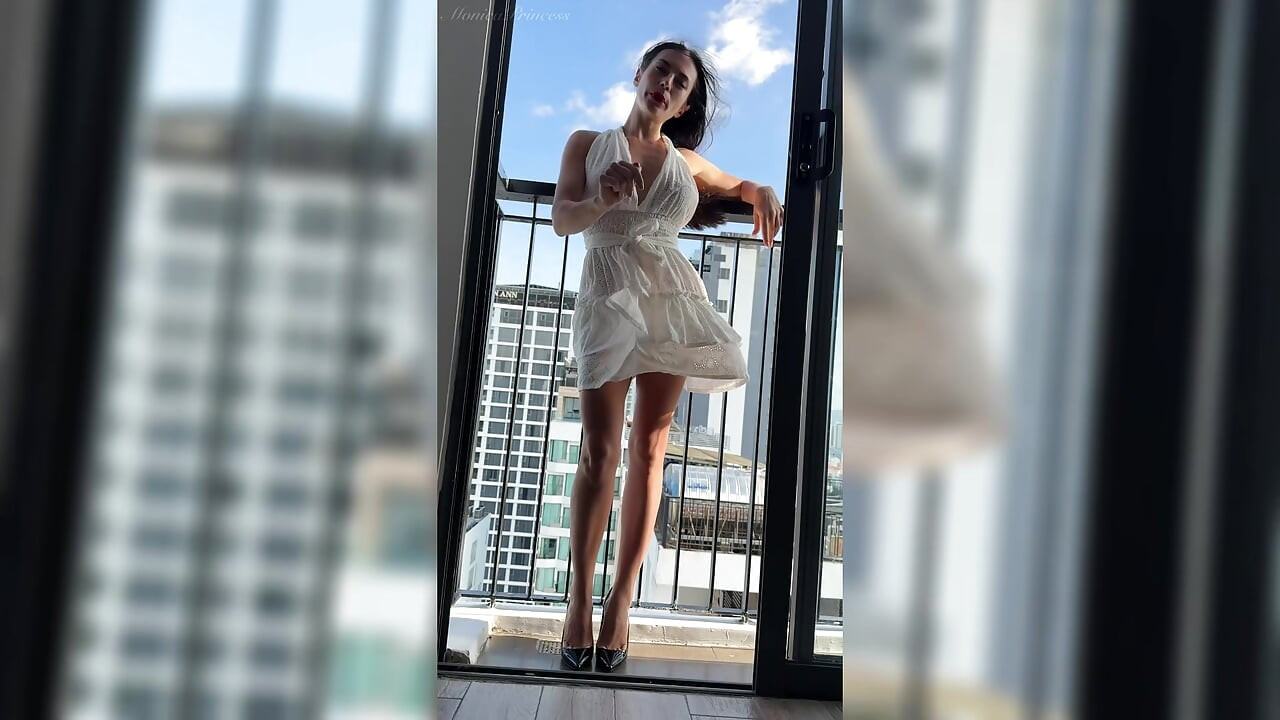 Flashing on the Balcony While You Worship My Body, Slave