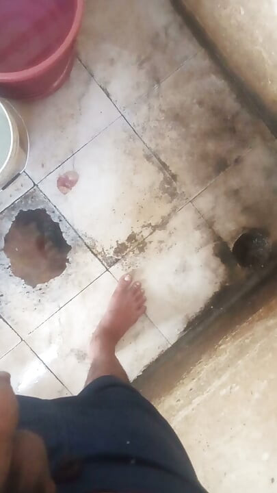Masturbating alone at home