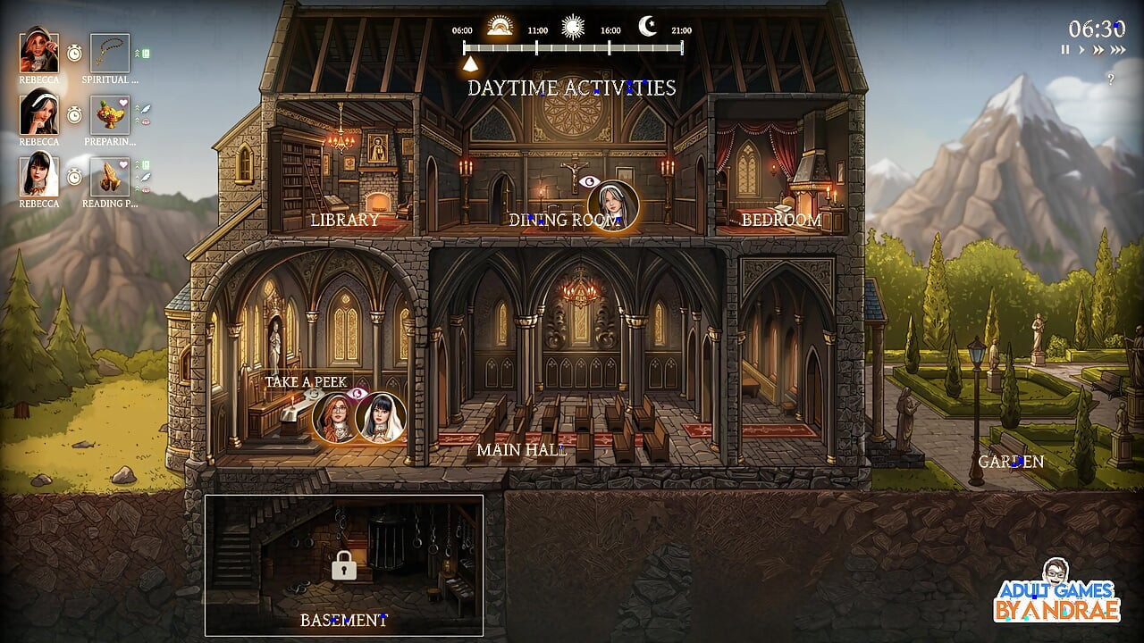 Sisters in Sin Gameplay Part 4 - the Basement Mystery and Raquel's Temptation