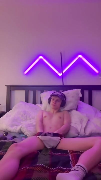 Young shy horny twink shows his hole