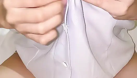 Pinay studentin sugarCream in schuluniform