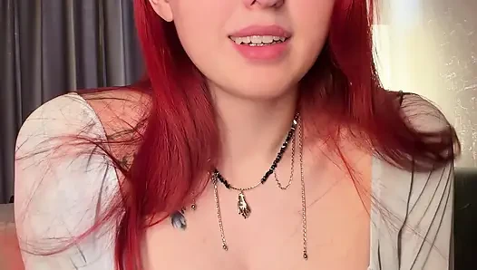 JOI: the Cutie Invited You to Watch and Jerk off on Her Pussy. Are You and Your Dick Ready?