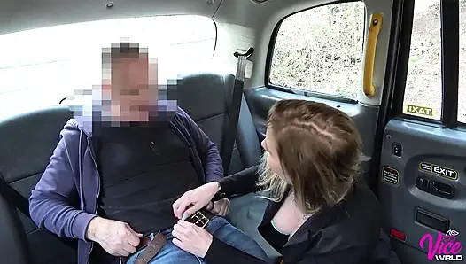 Girl is lost and gets a ride in the ViceTaxi