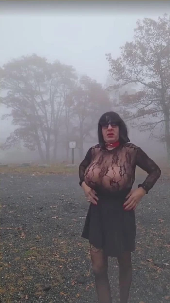 Powerful moment from "DeeDeeSlut69 in black lingerie licking up cum"
