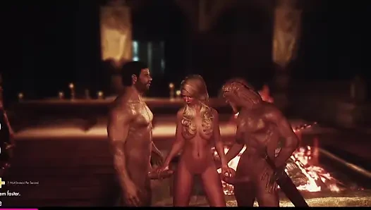 Skyrim osex üçlü grup seks