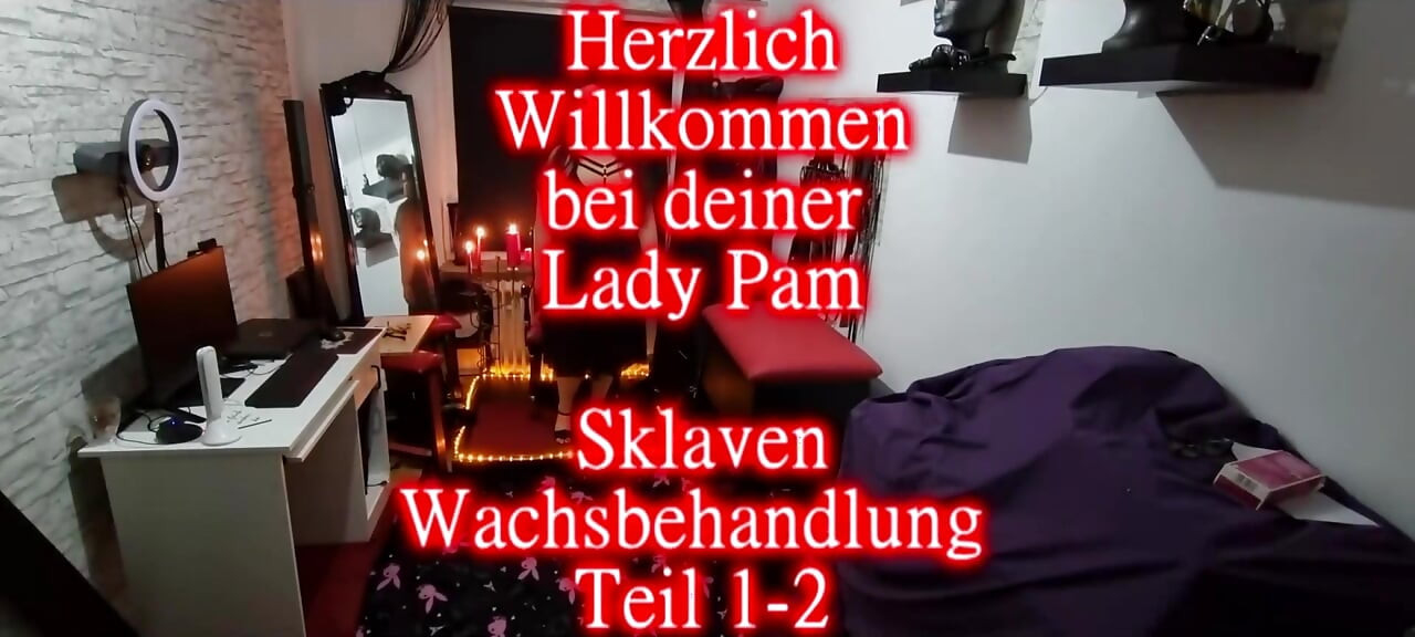 Klaffendes anales fisting-ritual mit tropfendem prolaps-necken