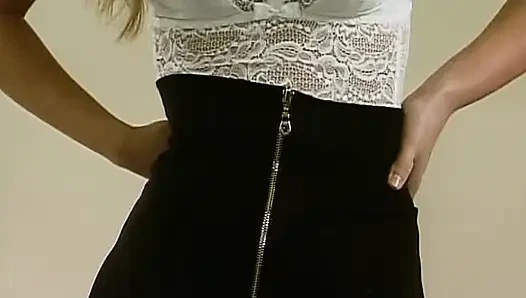 Cute Blondie From Germany Slowly Takes Everything off Her Body