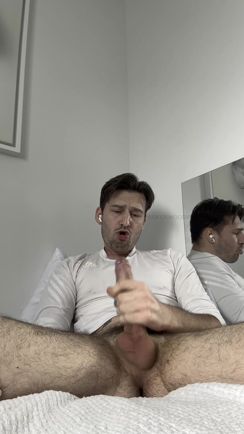 Iconic moment from "Selfsucking College Boy Goons As He Cums In His Mouth"