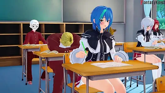 Xenovia Quarta get fucked for lustful - HS DXD NTR Madness 13