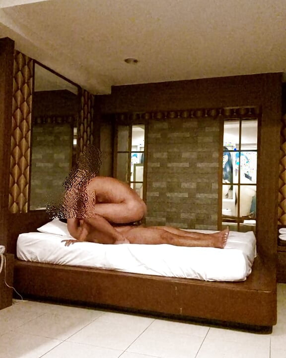 Almost caught when his wife called his mobile phone.